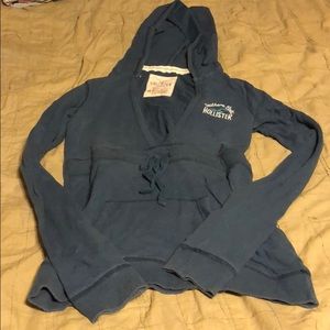 Hollister Hooded Long Sleeve Shirt
